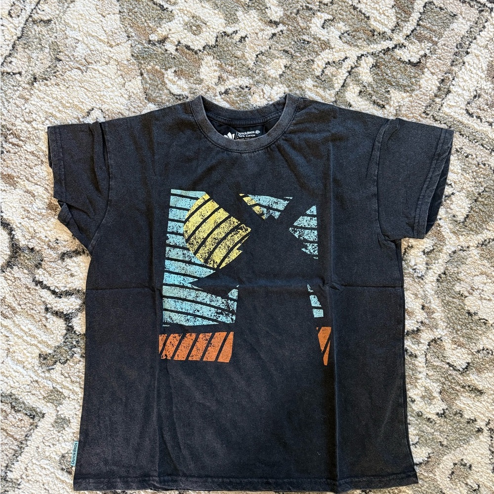 Dutch Bros Windmill T-Shirt with Colorful Graphic